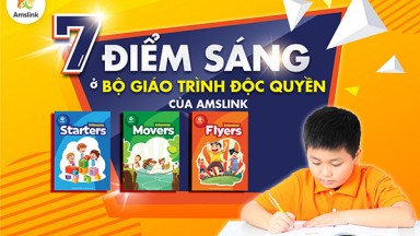 7 ĐIỂM SÁNG Ở BỘ GIÁO TRÌNH ĐỘC QUYỀN DO AMSLINK THIẾT KẾ